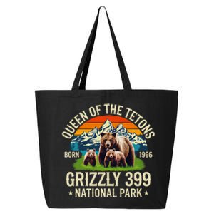 Bear Lovers Queen Of The Tetons Grizzly 399 National Park 25L Jumbo Tote