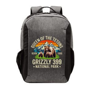 Bear Lovers Queen Of The Tetons Grizzly 399 National Park Vector Backpack