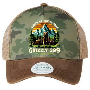 Bear Lovers Queen Of The Tetons Grizzly 399 National Park Legacy Tie Dye Trucker Hat