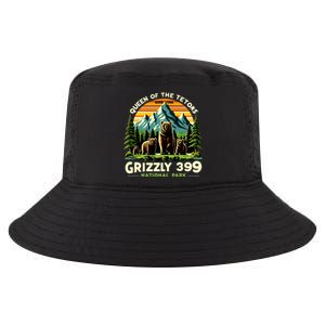 Bear Lovers Queen Of The Tetons Grizzly 399 National Park Cool Comfort Performance Bucket Hat