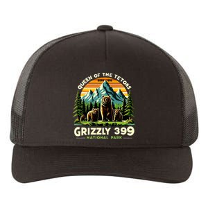 Bear Lovers Queen Of The Tetons Grizzly 399 National Park Yupoong Adult 5-Panel Trucker Hat