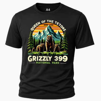 Bear Lovers Queen Of The Tetons Grizzly 399 National Park Performance Shirt