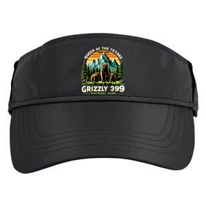 Bear Lovers Queen Of The Tetons Grizzly 399 National Park Adult Drive Performance Visor