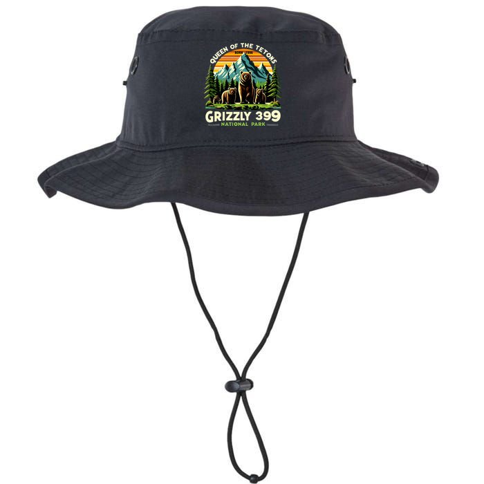 Bear Lovers Queen Of The Tetons Grizzly 399 National Park Legacy Cool Fit Booney Bucket Hat