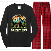 Bear Lovers Queen Of The Tetons Grizzly 399 National Park Long Sleeve Pajama Set