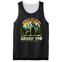 Bear Lovers Queen Of The Tetons Grizzly 399 National Park Mesh Reversible Basketball Jersey Tank