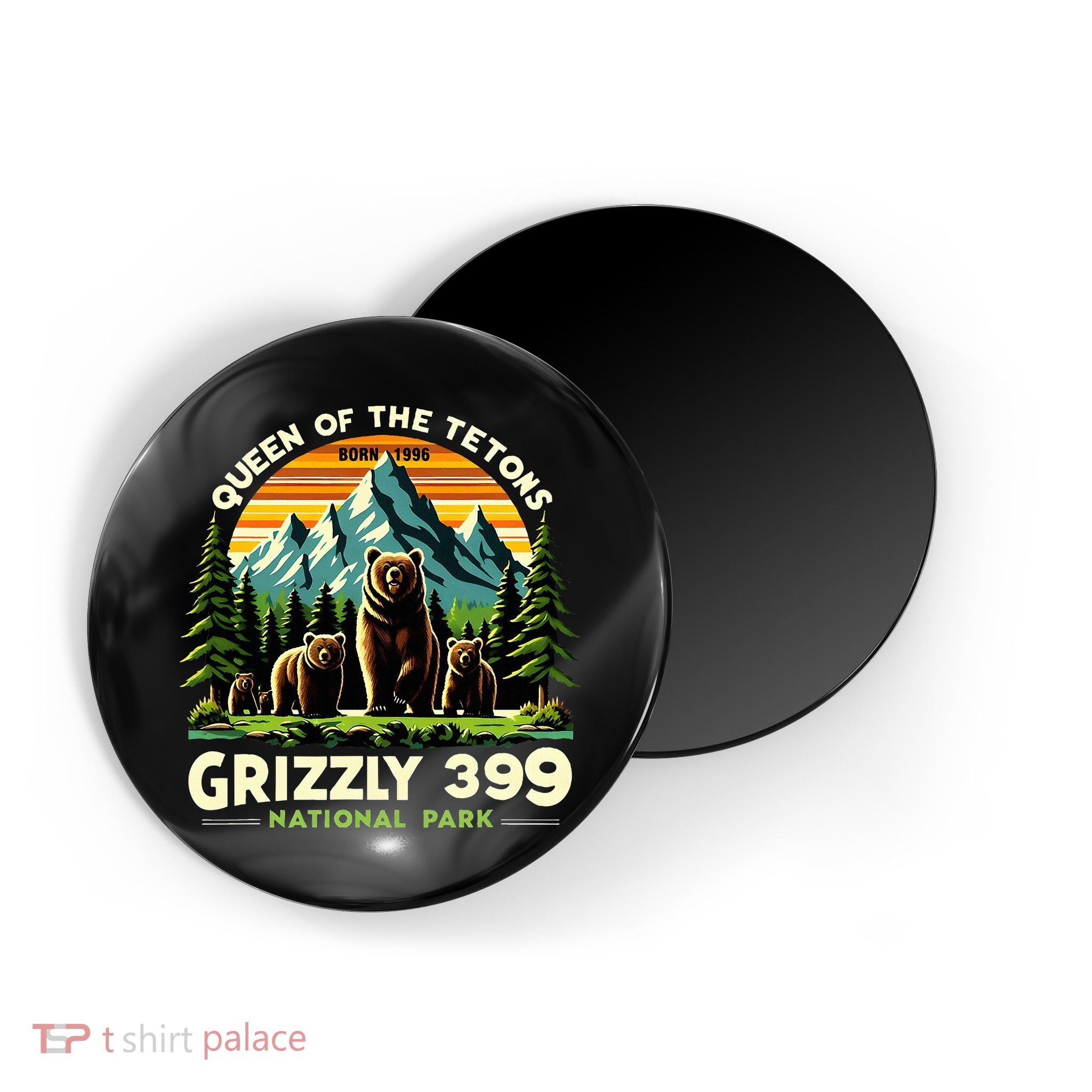 Bear Lovers Queen Of The Tetons Grizzly 399 National Park Magnet