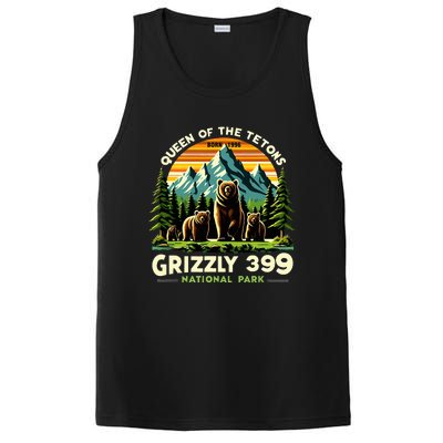 Bear Lovers Queen Of The Tetons Grizzly 399 National Park PosiCharge Competitor Tank