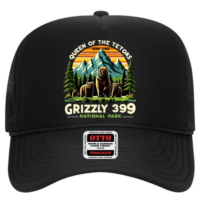 Bear Lovers Queen Of The Tetons Grizzly 399 National Park Trucker Hat