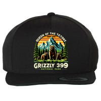 Bear Lovers Queen Of The Tetons Grizzly 399 National Park Wool Snapback Cap