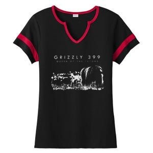 Bear Lovers Queen Of The Tetons Grizzly 399 National Park Ladies Halftime Notch Neck Tee