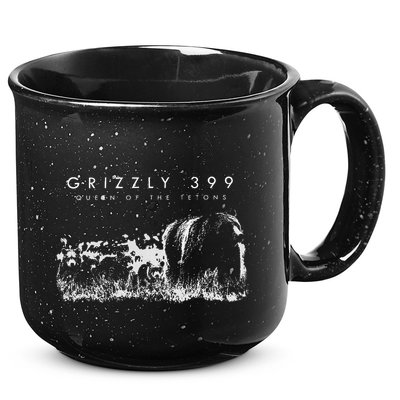 Bear Lovers Queen Of The Tetons Grizzly 399 National Park 15oz Campfire Ceramic Mug
