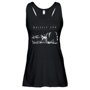 Bear Lovers Queen Of The Tetons Grizzly 399 National Park Ladies Essential Flowy Tank