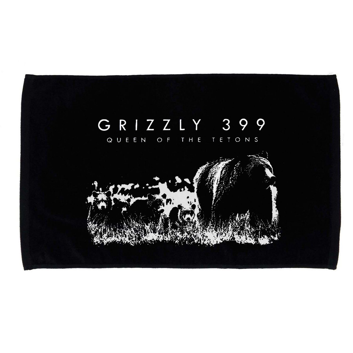 Bear Lovers Queen Of The Tetons Grizzly 399 National Park Microfiber Hand Towel