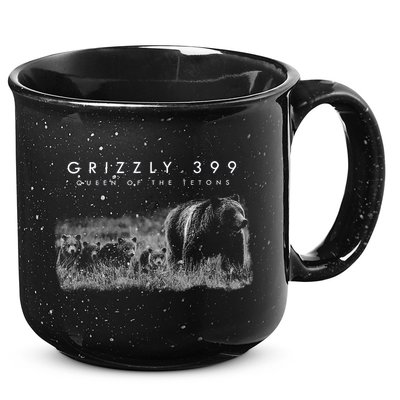 Bear Lovers Queen Of The Tetons Grizzly 399 National Park 15oz Campfire Ceramic Mug