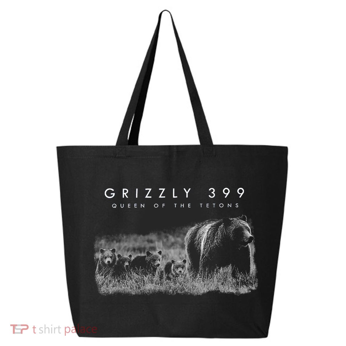 Bear Lovers Queen Of The Tetons Grizzly 399 National Park 25L Jumbo Tote