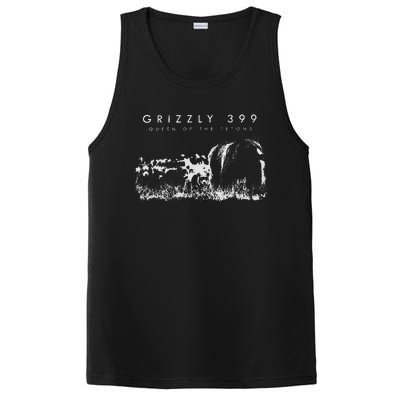 Bear Lovers Queen Of The Tetons Grizzly 399 National Park PosiCharge Competitor Tank