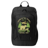 Bear Lovers Queen Of The Tetons Grizzly 399 National Park City Backpack