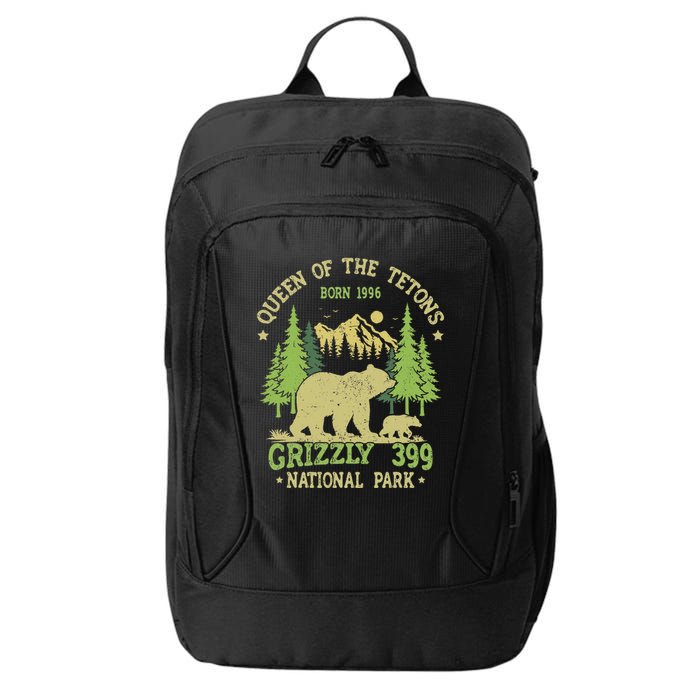Bear Lovers Queen Of The Tetons Grizzly 399 National Park City Backpack