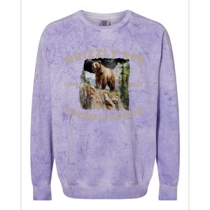 Bear Lovers Queen Of The Tetons Grizzly 399 National Park Colorblast Crewneck Sweatshirt