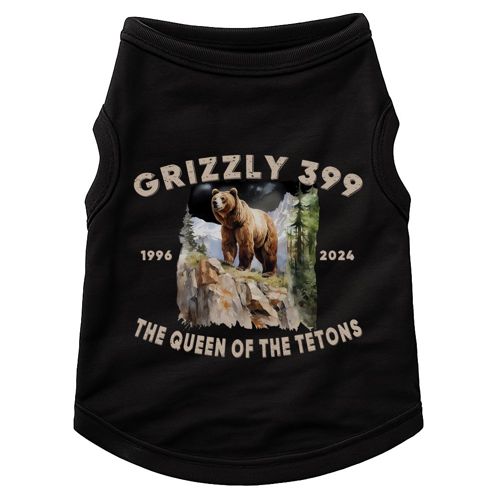 Bear Lovers Queen Of The Tetons Grizzly 399 National Park Doggie Tank