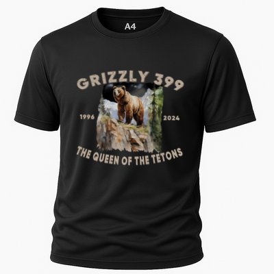 Bear Lovers Queen Of The Tetons Grizzly 399 National Park Performance Shirt