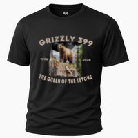 Bear Lovers Queen Of The Tetons Grizzly 399 National Park Cooling Performance Crew T-Shirt