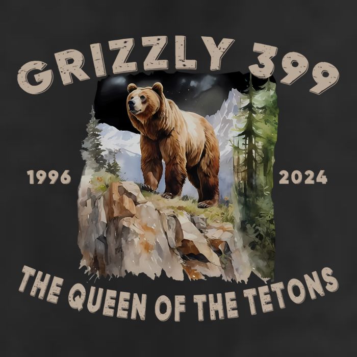 Bear Lovers Queen Of The Tetons Grizzly 399 National Park Adult Drive Performance Visor