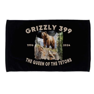 Bear Lovers Queen Of The Tetons Grizzly 399 National Park Microfiber Hand Towel