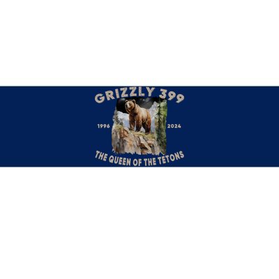 Bear Lovers Queen Of The Tetons Grizzly 399 National Park Bumper Sticker