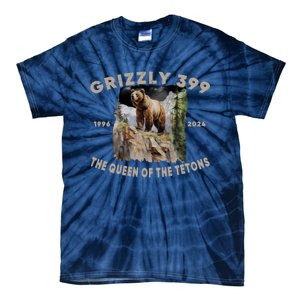 Bear Lovers Queen Of The Tetons Grizzly 399 National Park Tie-Dye T-Shirt