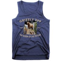 Bear Lovers Queen Of The Tetons Grizzly 399 National Park Tank Top