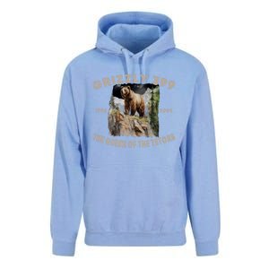 Bear Lovers Queen Of The Tetons Grizzly 399 National Park Unisex Surf Hoodie