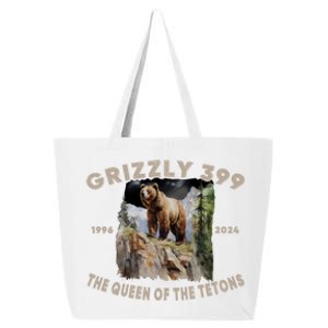 Bear Lovers Queen Of The Tetons Grizzly 399 National Park 25L Jumbo Tote