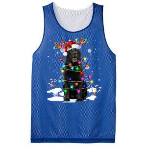 Black Labrador Retriever Christmas Dog Reindeer Santa Xmas Funny Gift Mesh Reversible Basketball Jersey Tank