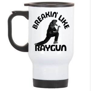 Breaking Like Raygun Stainless Steel Travel Mug