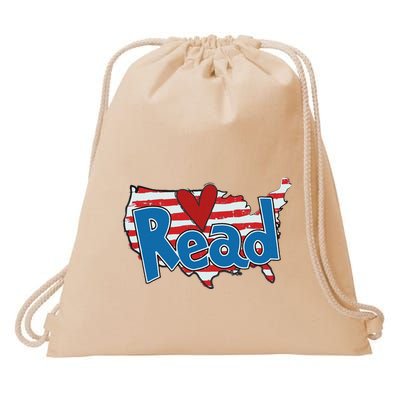 Bookworm Librarian Reading Day Drawstring Bag