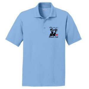 Black Labrador Retriever Life Is Better With Lab Mom Funny Gift Funny Gift PosiCharge RacerMesh Polo