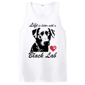 Black Labrador Retriever Life Is Better With Lab Mom Funny Gift Funny Gift PosiCharge Competitor Tank