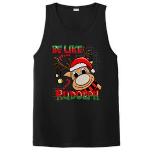 Be Like Rudolph Matching Family Christmas Reindeer Design PosiCharge Competitor Tank