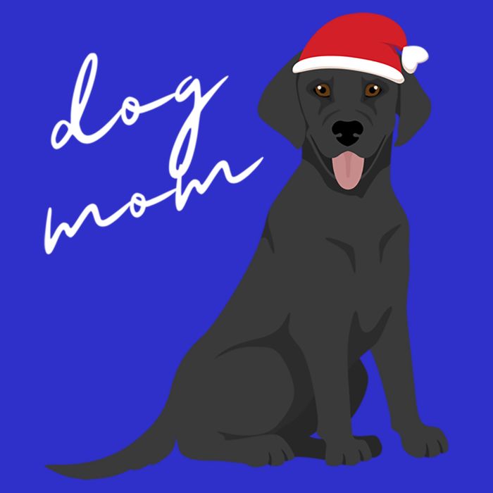 Black Labrador Retriever Dog Mom Christmas Funny Gift T-Shirt