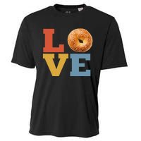 Bagel Love Retro Vibes Bagel Lovers Favorite Weekend Brunch Cooling Performance Crew T-Shirt