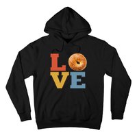 Bagel Love Retro Vibes Bagel Lovers Favorite Weekend Brunch Hoodie