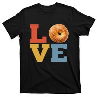 Bagel Love Retro Vibes Bagel Lovers Favorite Weekend Brunch T-Shirt