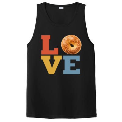 Bagel Love Retro Vibes Bagel Lovers Favorite Weekend Brunch PosiCharge Competitor Tank