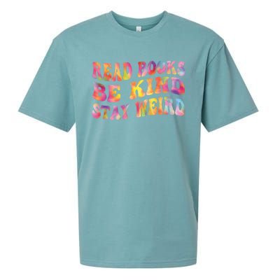 Book Lover Read Books Be Kind Stay Weird Funny Quote Cute Gift Sueded Cloud Jersey T-Shirt