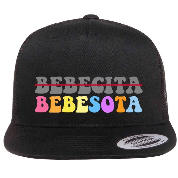 Bebesota Latina Retro Flat Bill Trucker Hat