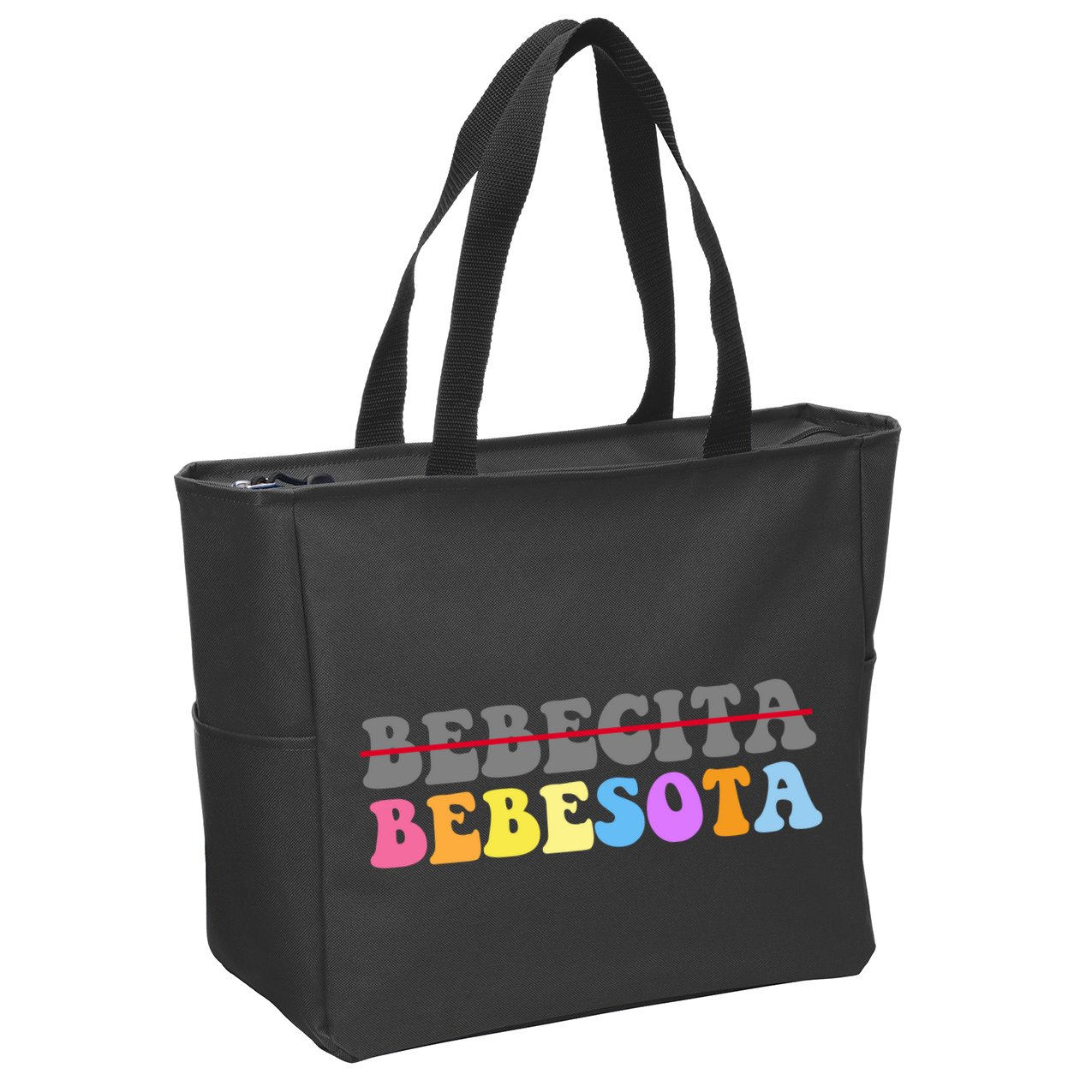 Bebesota Latina Retro Zip Tote Bag