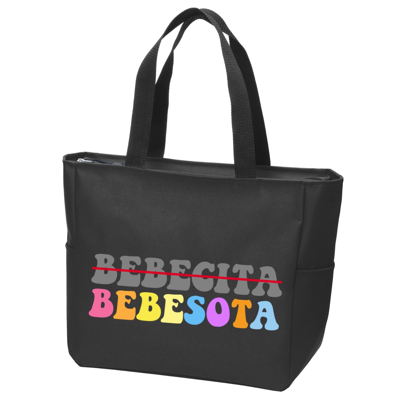 Bebesota Latina Retro Zip Tote Bag