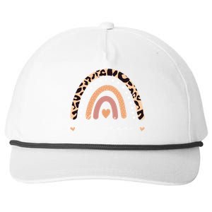 Banker Leopard Rainbow Appreciation Banking Cute Gift Snapback Five-Panel Rope Hat